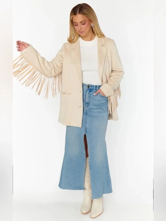 SHOW ME YOUR MUMU SIERRA FRINGE JACKET - Picture 13 of 16